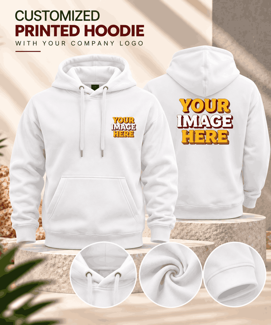 Jore customes Hoodie white (1)